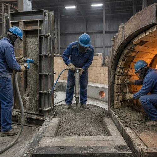 Kdy byste měli použít litou hmotu, pěchovací hmotu nebo žáruvzdorný plast?